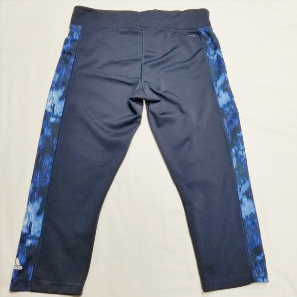 Adidas Midrise Climalite Print Leggings - Picture 2 of 8